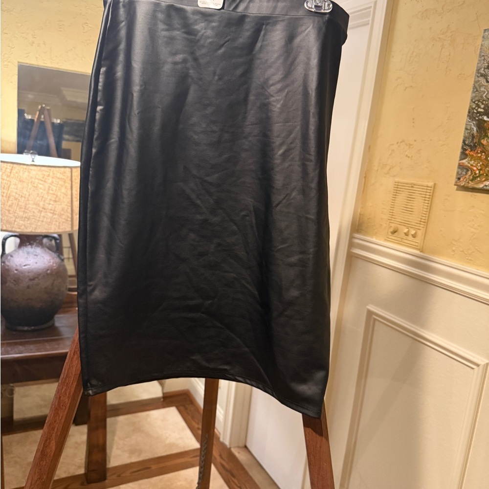 Fashion Nova Black Long Sleeve Midi Skirt Set - Picture 3 of 5